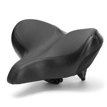 Sella per bicicletta, larghezza 33 cm, design confortevole, molle ammortizzanti, canale di ventilazione.