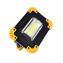 Wiederaufladbare Campinglaterne, 20-W-USB-COB-LED-Flutlicht mit 3 einstellbaren Helligkeitsstufen für den Außenbereich