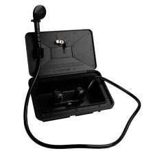 Exterior Shower Box for RV with Lockable Door and Acrylic Knobs, 1.8 GPM Flow