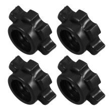 Dumbbell Replacement Screws, 4-Piece Set, PE Material for Stable Installation, Compatible with Dumbbell Bars