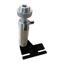 Kick Drum Microphone Mount Internal Aluminium Multi Angle Adjustable Holder Compatible with Most Standard Dynamic Microphones for Stage Studio
