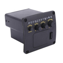 Pickup and Preamp System Compatible with Acoustic Guitars Complete Installation Kit
