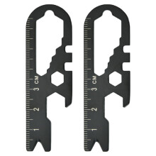 Pocket Tool with Bottle Opener Screwdriver Ruler for Outdoor Activities and Road Trips