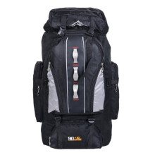 Large Capacity Hiking Backpack 100L, Breathable Nylon Rucksack with Multiple Compartments for Outdoor Trekking
