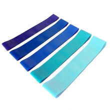 Resistance Bands Set 5 Pack TPE for Full Body Toning Pilates Training Muscle Stretching Suitable for Men Women Low Strength Fitness Use