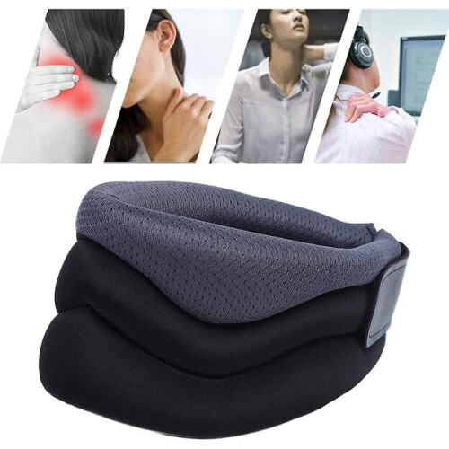 Cervical Collar for Neck Pain Relief and Spinal Alignment, Adjustable and Portable