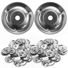 Cymbal Ching Rings 50 Pieces Stainless Iron Percussion Accessories Compatible with Hi-Hats Crash Ride Cymbals Tambourine for Ching Sounds