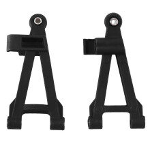2Pcs Front Lower RC Car Spare Arms compatible with MJX Hyper Go 16207-16210 H16 Series 1/16 RC Cars, Black Plastic