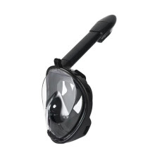 Anti-Fog Full Face Diving Mask, Professional Scuba Mask SM Black for Adult Snorkelling Equipment
