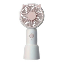USB Rechargeable Portable Fan with Quiet Operation and Long Runtime for Office, Outdoor and Travel Use