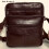 Men's Leather Shoulder Bag Spacious Cowhide Bag with Adjustable Strap 1