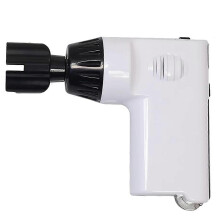Electric Guitar String Winder with String Cutter USB Rechargeable Li-ion Battery Compatible with Folk Acoustic Electric Guitars ABS White