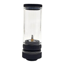Lanterne à gaz portable pour le camping, tête de lanterne à bougie en aluminium et laiton pour la randonnée et les voyages en plein air.