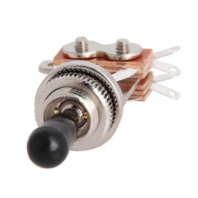 3-Way Selector Switch Compatible with Les Paul Style Electric Guitars, Silver, Compact