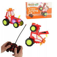 Radio Controlled Dancing Tractor with Jumping Action, LED Lights and Music for Kids Play