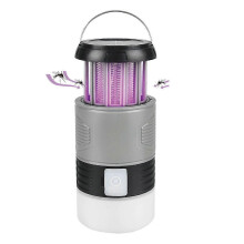 Waterproof Outdoor Mosquito Killer Lamp with 360 Electric Grid, USB Rechargeable & Hanging Hook