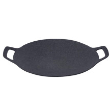 Nonstick BBQ Grill Pan Stovetop Baking Tray Comal with Metal Handles for Indoor Outdoor Barbecue