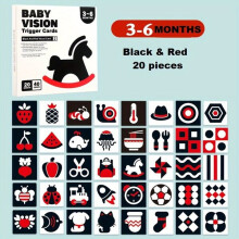Logical Thinking Baby Cards with Creative Play Modes for Early Learning Activities