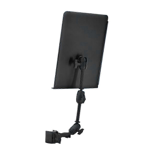 Drum Kit Music Stand Portable Foldable for Tablet Computer Electronic Drum Setup Black Plastic Metal Construction