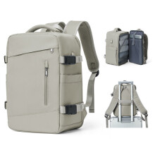Ryanair Approved Travel Backpack, 40x20x25 cm Carry On Backpack, Water Resistant Brown Bag