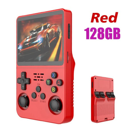 R36S Retro Game Console Open Source Linux System 3.5" IPS Screen 15000 Preloaded Classic Games Portable