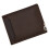 Cartera abatible Iron Edge corta, multitarjetas marrón oscuro 2