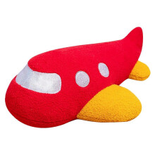 Plush Airplane Stuffed Toy Pillow 58x26x5cm Multi Colour 1 Pack Kids Bed Companion Bedroom Decor Birthday Party Favour
