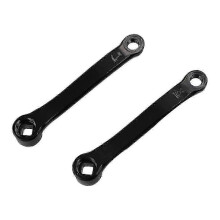 Exercise Bike Crank Arm Pair 152mm Hole Spacing, Left & Right, Compatible with Indoor Fitness Bikes