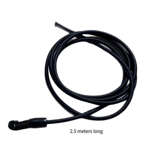 Rowing Machine Rope 2.5m Latex 8mm Diameter Replacement Pull Cord Compatible with Home Gym