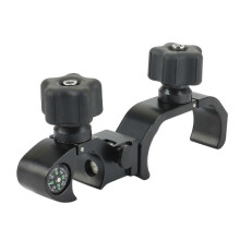Quick Release Pole Clamp with GPS & Total Station TSC3 Cradle, Integrated Compass for Data Collector