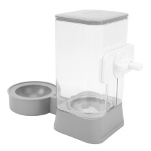 Käfighängender Wasserspender 1,5 l Groß Grau