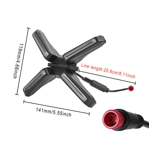Night Cycling Essential 4W LED Headlights For Electric Scooters 2