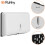 Wall-Mounted White Paper Towel Dispenser, ABS, 27cm 8