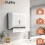Wall-Mounted White Paper Towel Dispenser, ABS, 27cm 14