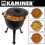 Enameled Cast Iron Cauldron 10L with Lid and Legs 5