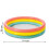 Inflatable Kids Pool, 114x25 cm, Rainbow, 3 Rings 3