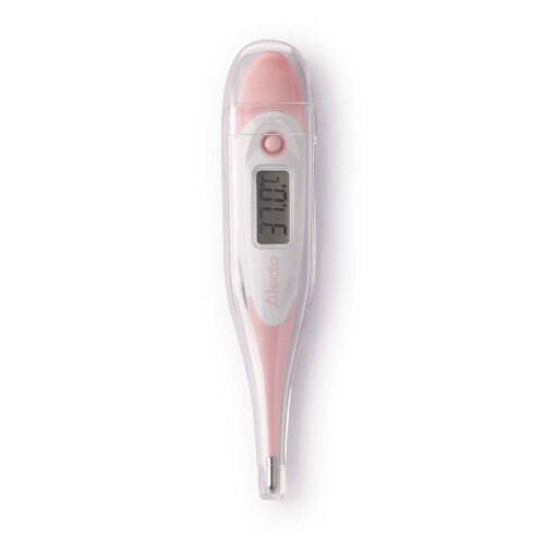 Digitales Thermometer mit flexibler Spitze - Schnell, genau, rosa 1