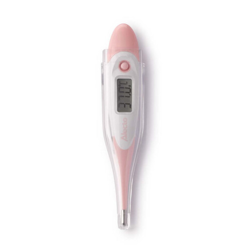 Digitales Thermometer mit flexibler Spitze - Schnell, genau, rosa 2