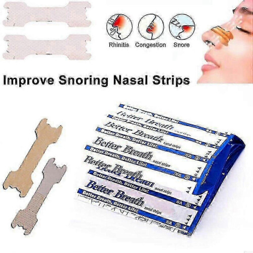 500 Pack Nasal Ventilation Strips for Snoring Support Breathe Right Nasal Dilators Sleeping Aid Relief 1