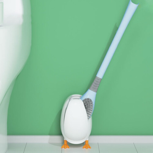 Sukellusankka silikoninen wc-harja ja -telinesetti