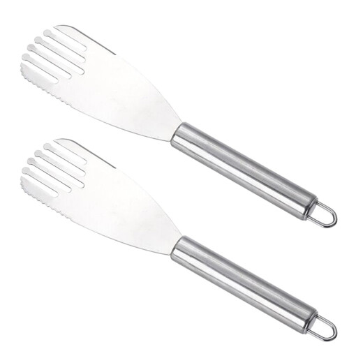 2 darabos rozsdamentes acél multifunkciós spatula készlet