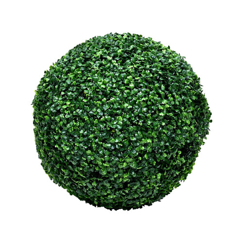 Künstliche grüne Blattkugel aus Buchsbaum, 38 cm