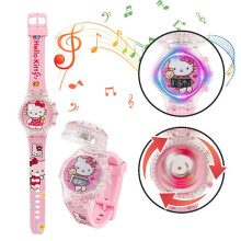 Hello Kitty digitale kinderhorloge met lichtgevende functie en muziek