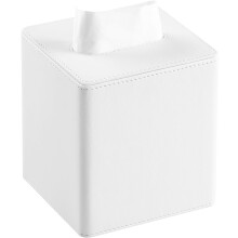 Vierkante tissueboxhoes van PU-leer met magnetische sluiting