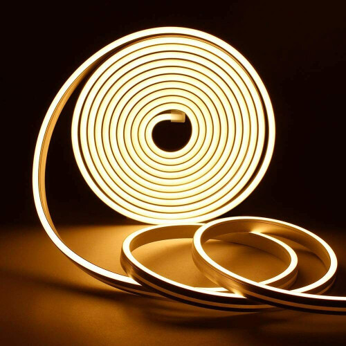 12V Silikon LED Neonrep Ljus 1m2m3m5m