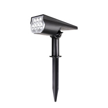 Waterdichte, op zonne-energie werkende LED-spotlights voor buiten (2-in-1)
