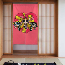 Cortina blackout das Meninas Superpoderosas para decoração de casa