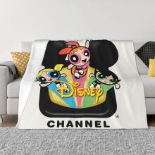 Couverture en flanelle Powerpuff Girls – Douce, chaude et