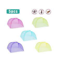 Tente-dôme/parasol en filet pour aliments (5 pièces)