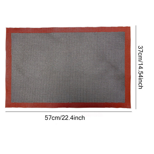 Διάτρητο χαλάκι ψησίματος σιλικόνης 57x37cm